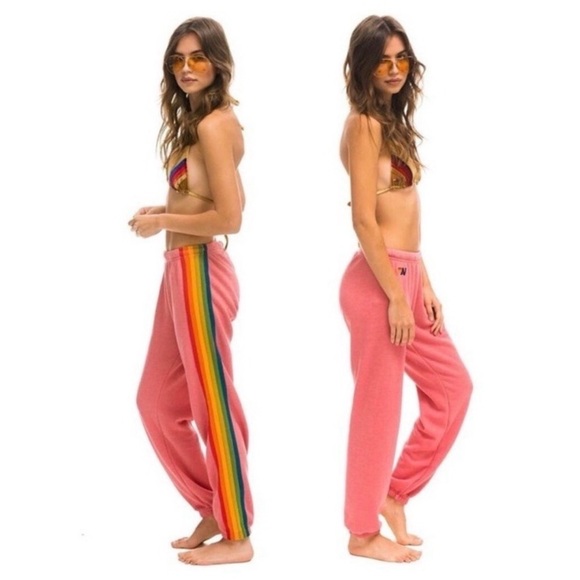 Aviator Nation Pants - 🌈 Aviator Nation Petal Pink Sweats Size Small 🌈 Retired Color! 🎨